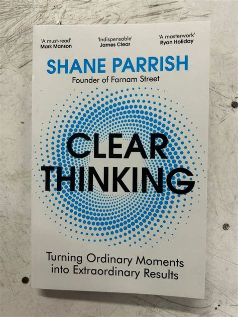 White Clear Thinking By Shane Parrish At Best Price In New Delhi ID