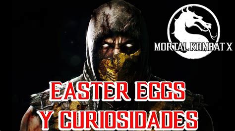 Mortal Kombat X Easter Eggs Curiosidades Youtube