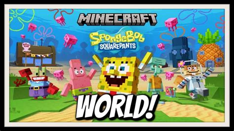 Live Minecraft Spongebob Squarepants Dlc World Walkthrough Youtube