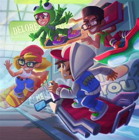 Graffiti On The Train Brawl Stars X Subway Surfers On Behance