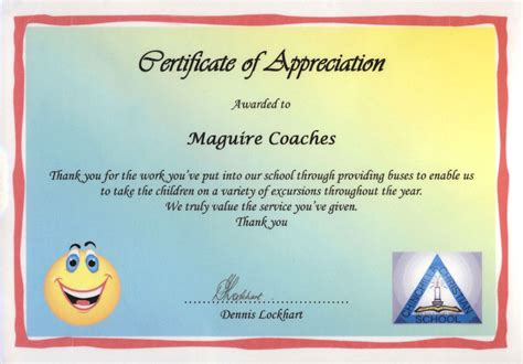 Certificate Of Appreciation Quotes Quotesgram