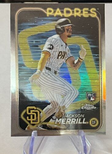 Topps Chrome Lightboard Logo Refractor Jackson Merrill Rc