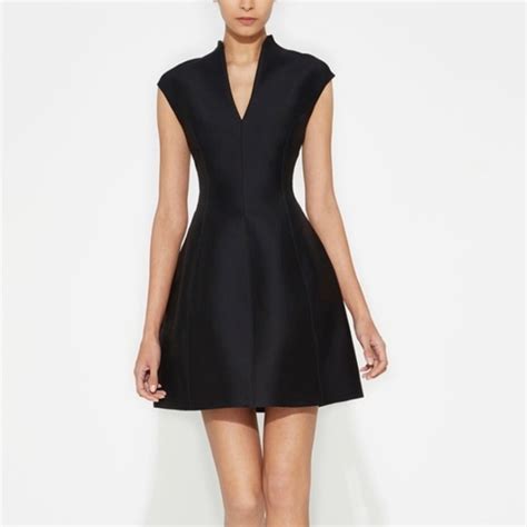 Halston Heritage Dresses Halston Heritage Black Silk Faille