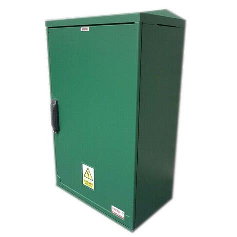 Large 3 Phase Electricity Meter Box W530 X H800 X D320 Mm GREEN