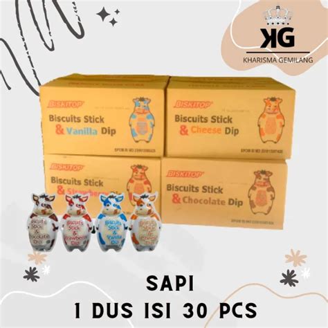 BISKITOP 1 DUS DIP SAPI 1 1 KG Biskuit Kue Kering Cemilan Anak