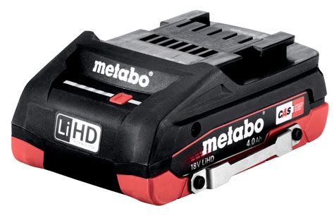 LiHD Akkupack DS 18 V 4 0 Ah 624989000 Metabo Elektrowerkzeuge