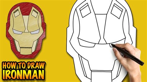 Easy Iron Man Drawing at GetDrawings | Free download