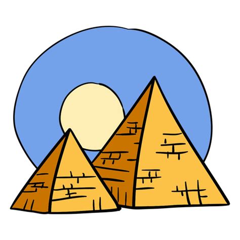 Designs PNG De Pyramid Para Camisetas E Merch