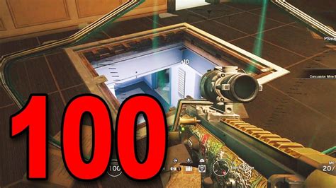 Rainbow Six Siege Part 100 HIGHEST KILL GAME YET YouTube