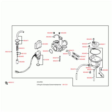 E11 Vergaser Kymco Fever 1 50 ZX50 RFBSA10AL34 SA10AL KCA