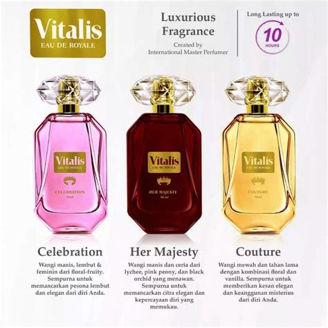 Jual VITALIS EAU DE ROYALE COURTURE 50ML Parfum Wanita Long Lasting