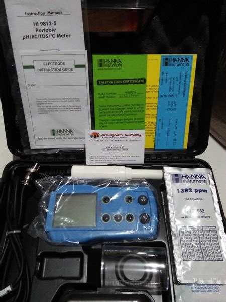 Jual Hanna Instruments HI 9812 5 PH Water Analysis Meter Di Lapak