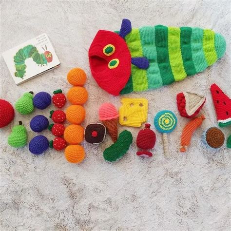 Very Hungry Caterpillar Crochet Pattern