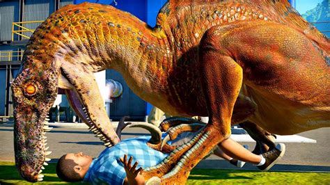 Jurassic World Evolution SPINORAPTOR Vs Indoraptor Indominus Rex