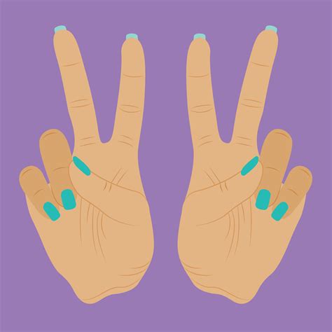 Peace sign flat illustration 30184815 Vector Art at Vecteezy