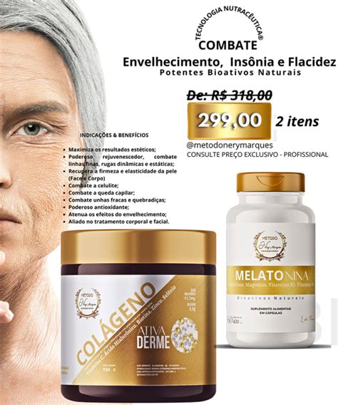 Kit Antienvelhecimento Anti Manchas Antiestresse Oxidativo M Todo