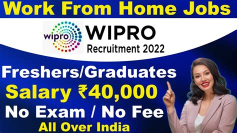 Wipro Recruitment 2022 Job Vacancy 2022 Wipro Wipro Work From Home