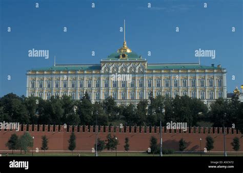 Great Kremlin Palace at the Kremlin in Moscow Russia Stock Photo - Alamy