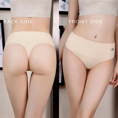 Ice Silk Sexy Women Thongs G String Seamless Female Underwear Panties