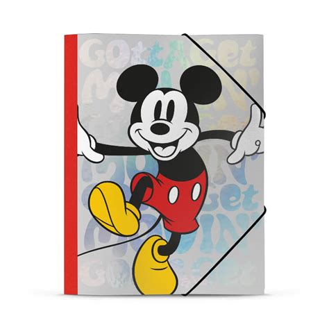 Carpeta 3 Solapas C elástico Oficio Mooving Mickey Mouse 5121 Mooving