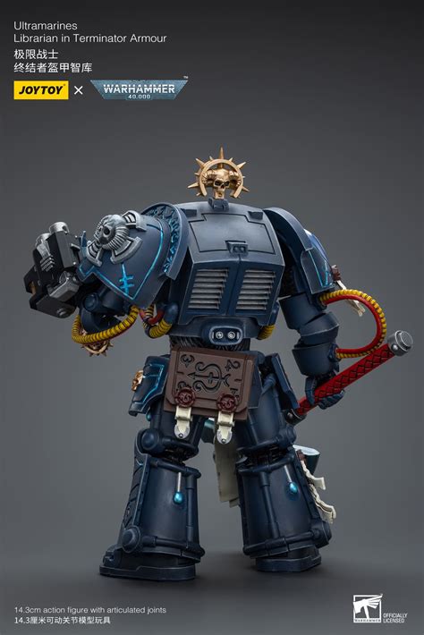 Joytoy Wh K Ultramarines Librarian In Terminator Armour Joytoy Figure