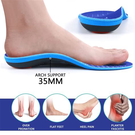 Buy Topsole Orthotic Insoles Plantar Fasciitis Insoles Flat Foot