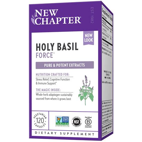 Holy Basil Force 120 Vegetarian Capsules | Better Health International