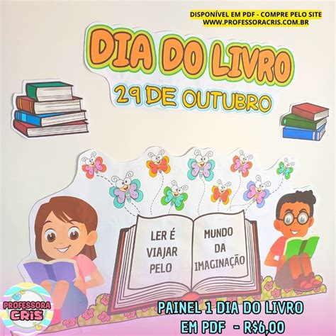 Pdf Painel Dia Do Livro Professora Cris Ensinando Carinho