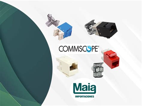 JACK RJ45 CATEGORIA CAT6 COMMSCOPE MAIA IMPORTACIONES