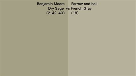 Benjamin Moore Dry Sage Vs Farrow And Ball French Gray