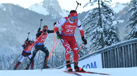 Biathlon mistrzostwa świata Nove Mesto bieg pościgowy mężczyzn