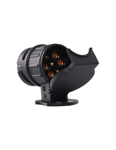 Adaptor Priza Pentru Remorca Auto Plastic Negru 13 7 Pini Xenon Bright