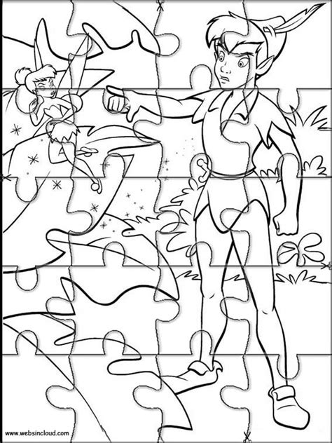 Puzzles Online para Imprimir para Niños Peter Pan 51