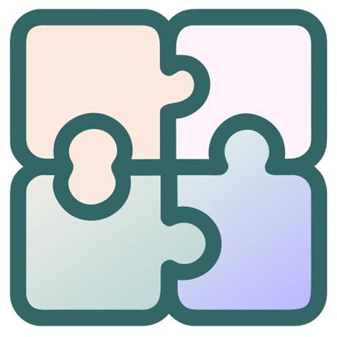 Puzzleteil Symbol Premium Vektor