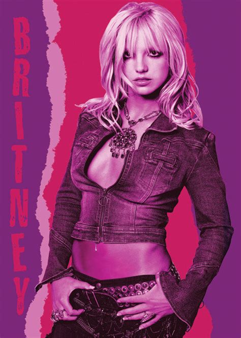 Britney Spears Red Pose Poster Affiche All Poster Chez Europosters