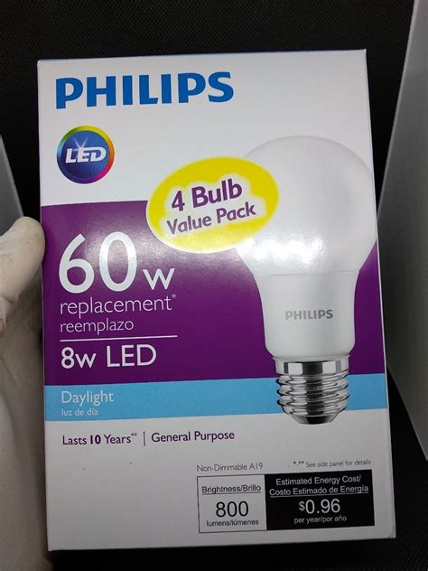 Focos Led Philips W Equivalente A W Luz Blanca En