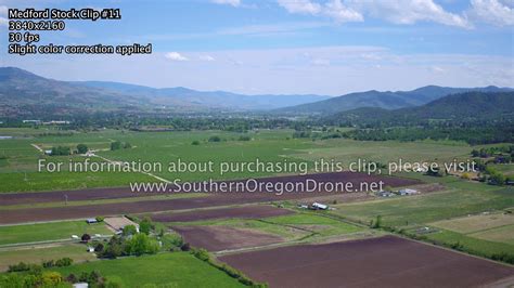 Medford Rogue Valley 4k Aerial Stock Video Clip 11 Orchards And