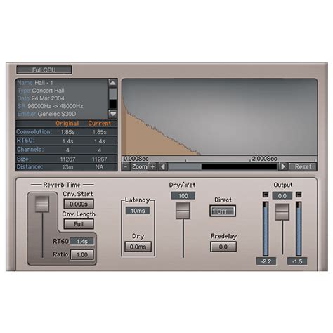 Ir L Convolution Reverb Plugin Waves Audio