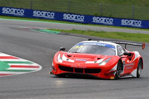 Mugello Circuit Italy October Ferrari Gt Evo Of Team