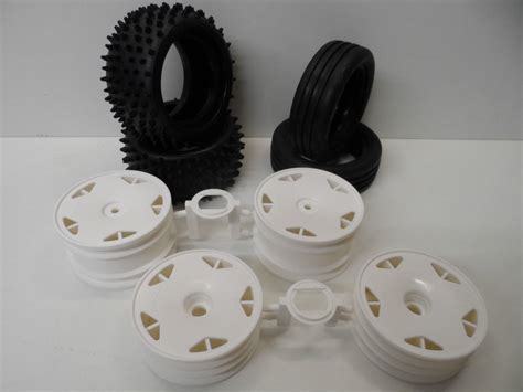 All Tamiya Rc Spares New Tamiya Frontrear Wheels Tyres For Rising