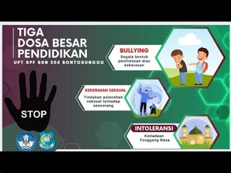 Deklarasi Menghapus 3 Dosa Besar Dalam Pendidikan UPT SPF SDN 205