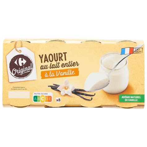 Rappel Consommateur Détail YAOURT AU LAIT ENTIER POT VERRE CARREFOUR