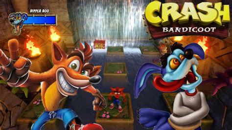 Crash Bandicoot PS4 Part 3 Up The Creek Ripper Roo Boss Fight