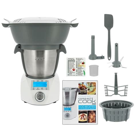 Compact Cook Elite Grand Panier Vapeur Robot Cuiseur Multifonction