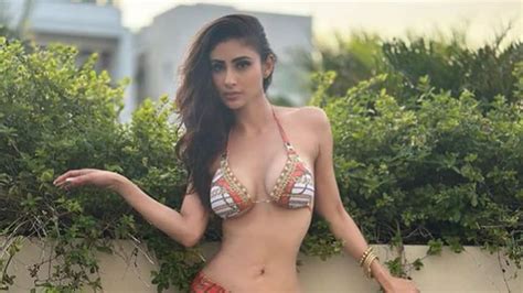 Mouni Roy Dances On Sidewalk In Bikini Sarong Flaunts Her Lean Body In