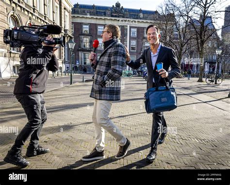 THE HAGUE Prime Minister Mark Rutte At The Binnenhof In Conversation