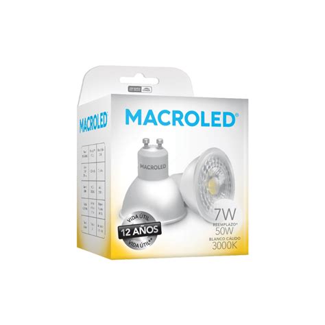 L Mpara Led Macroled Dicroica Eco Gu W K Luz C Lida