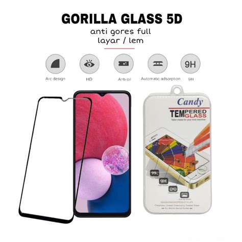 Jual Gorilla Glass 5D Full Layar Samsung M10 M20 M30 M51 M52 Tempered