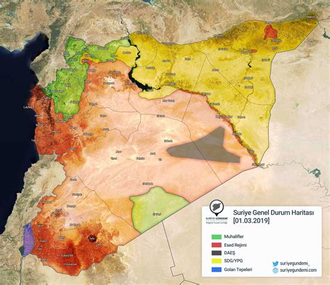 Suriye Son Durum Haritas Mart Stratejik Ortak