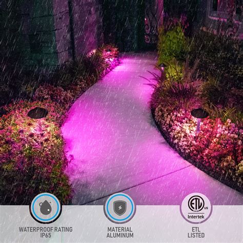 Leonlite Pack Smart Led Landscape Lights Dimmable Low Voltage